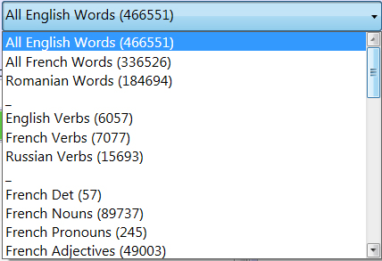 Word Processing Software, Text File Search And Word Generation Screenshot
