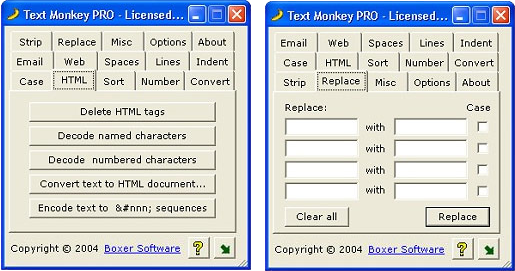 Text Monkey PRO, Word Processing Software Screenshot