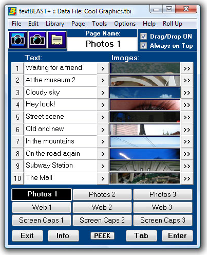 textBEAST clipboard+image+capture Screenshot