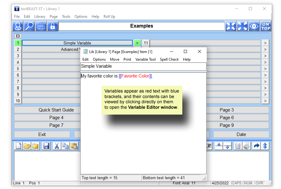 Productivity Software, textBEAST SmartTemplates Screenshot