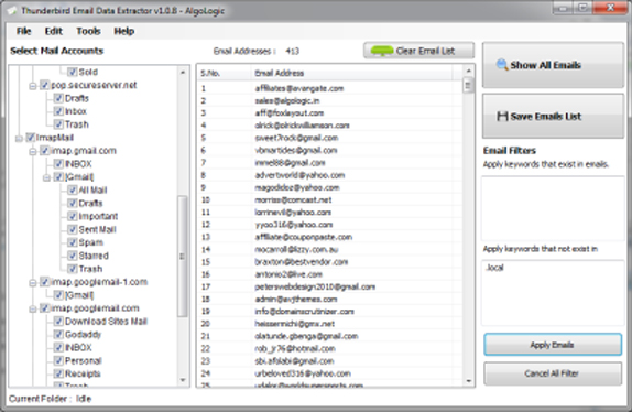 thunderbird email extractor