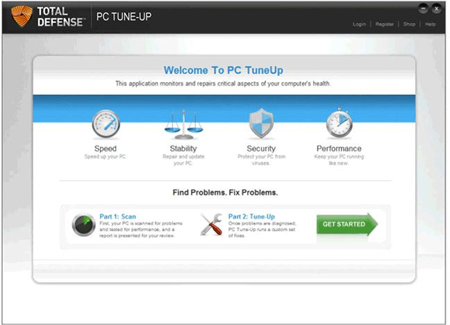 Total Defense Unlimited Security, Security Software Screenshot
