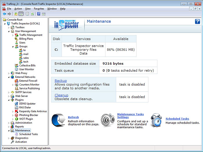 Traffic Inspector Gold, Internet Software, Network Software Screenshot