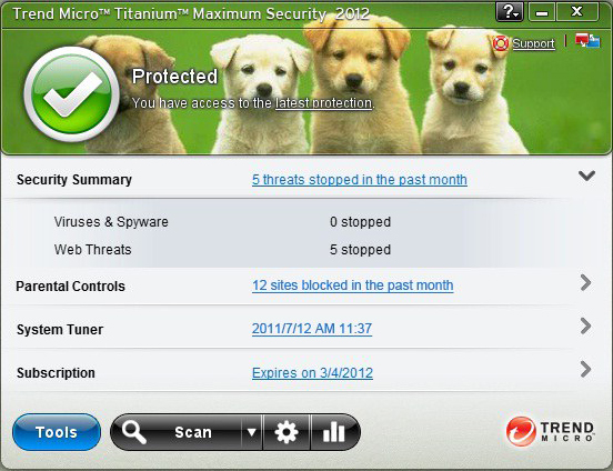 Trend Micro Antivirus, Antivirus Software Screenshot