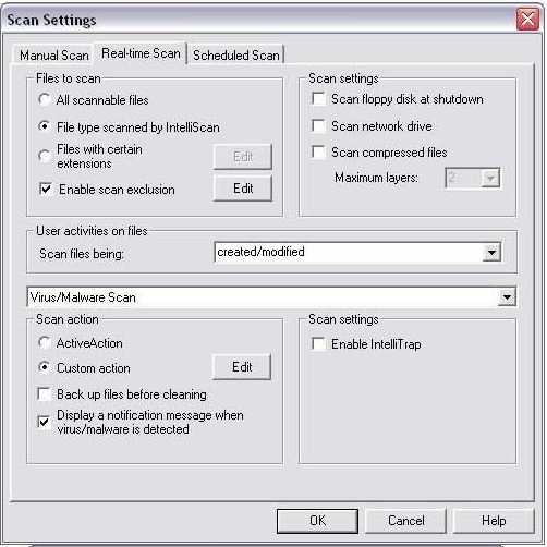 Antivirus Software, Trend Micro OfficeScan Corporate Edition Screenshot
