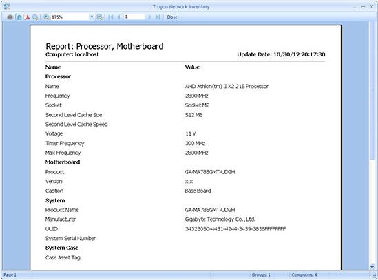 Trogon Network Inventory, Software Utilities Screenshot