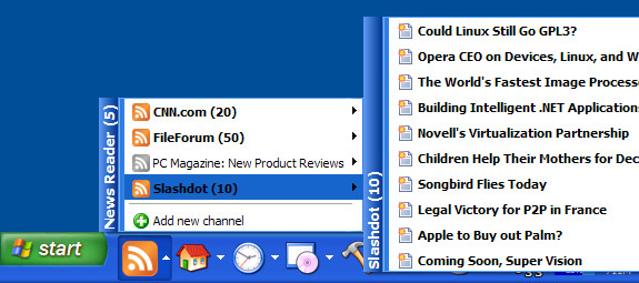 True Launch Bar, Desktop Customization Software, App Launcher Software Screenshot