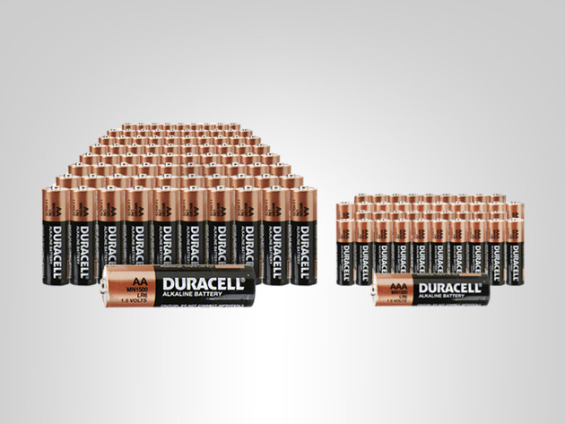 Trusted Everywhere: 100 AA & 50 AAA Duracell Batteries Screenshot