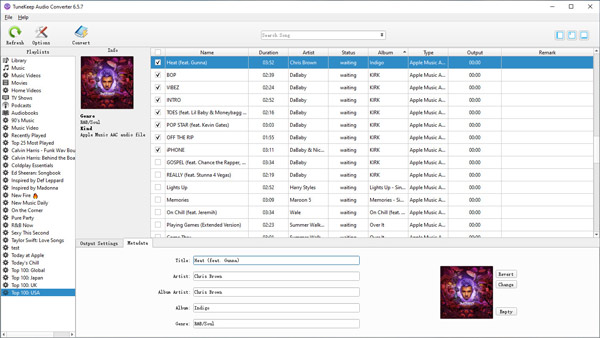 TuneKeep Audio Converter, Audio Software Screenshot