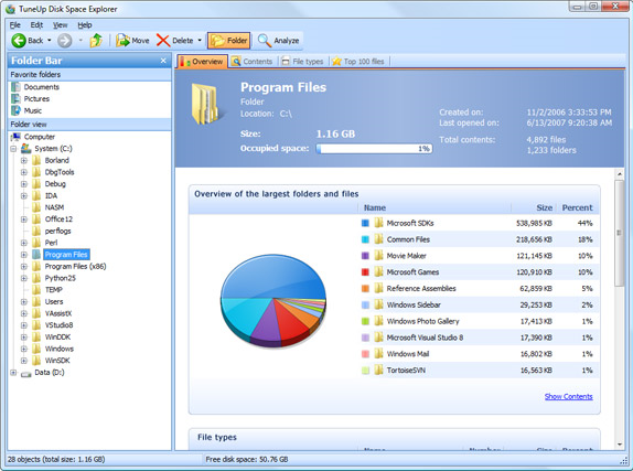 TuneUp Utilities 2007, Software Utilities Screenshot