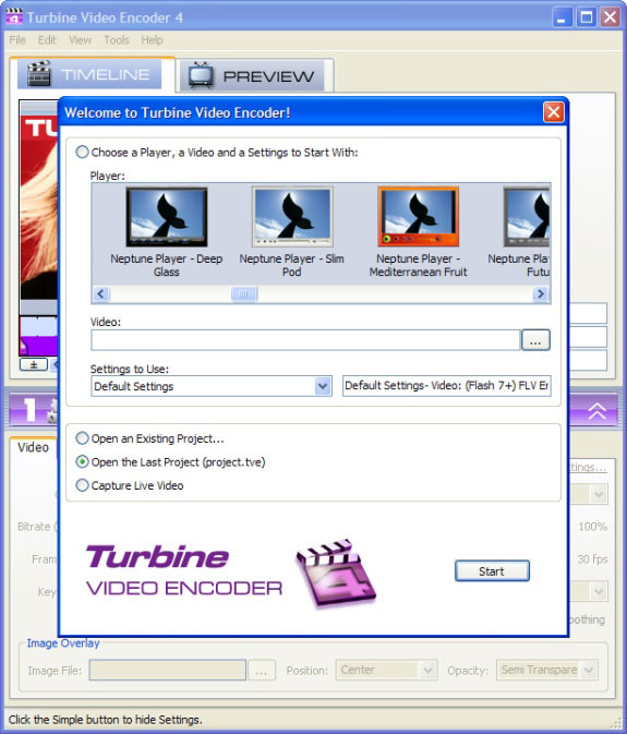Turbine Video Encoder Screenshot