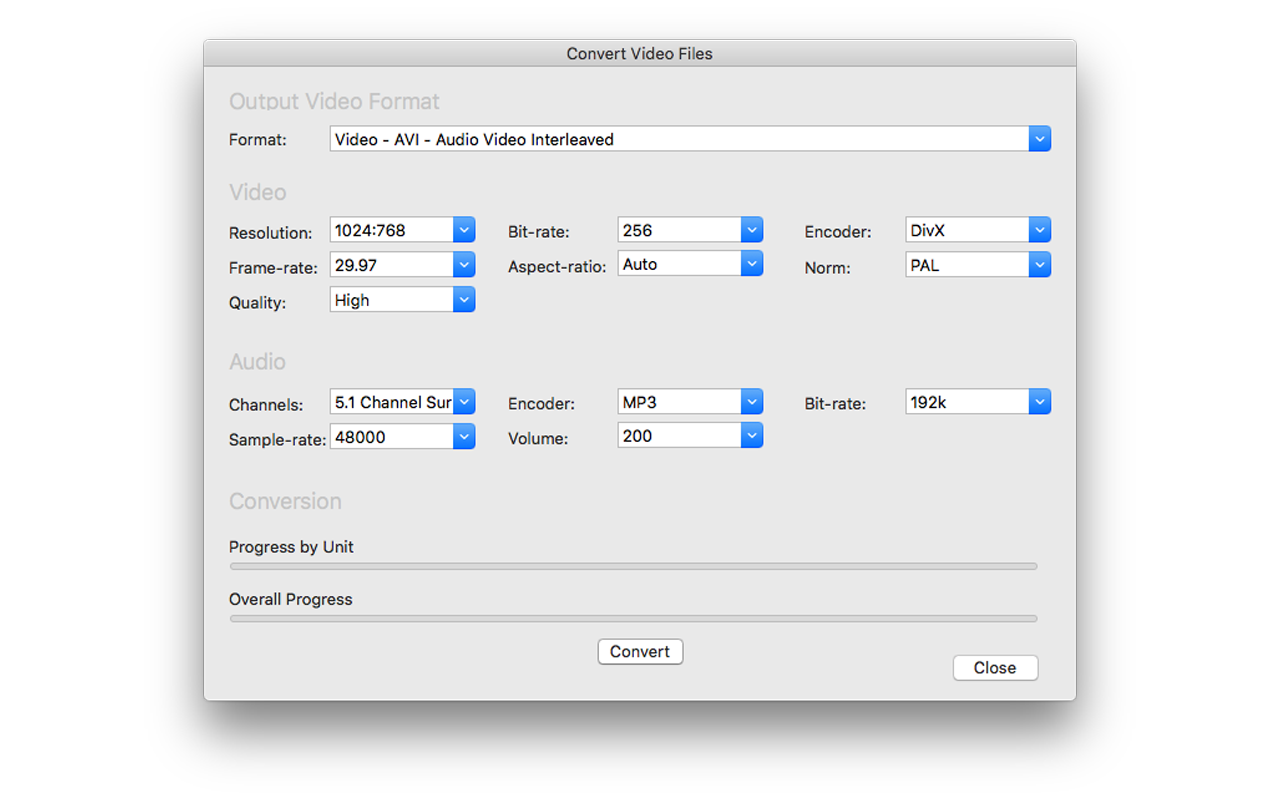 Turbo Video Converter, Video Software Screenshot