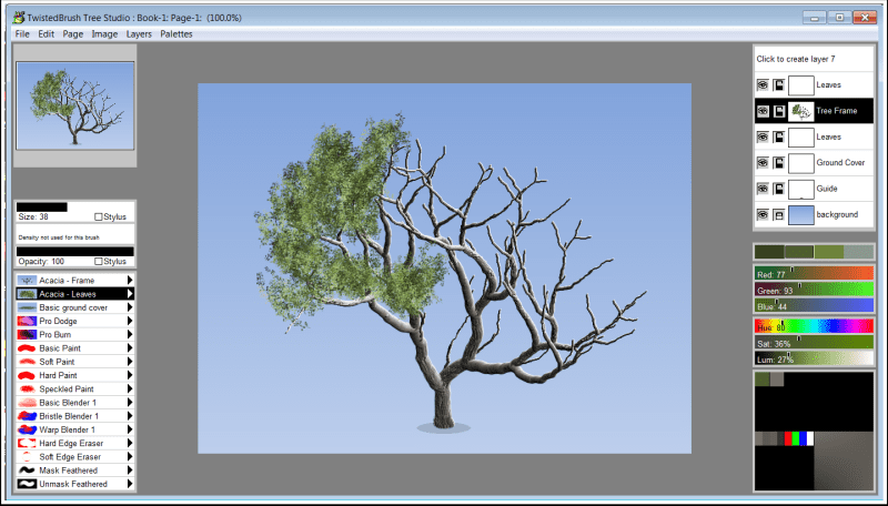 Tree Studio, Design, Photo & Graphics Software Screenshot