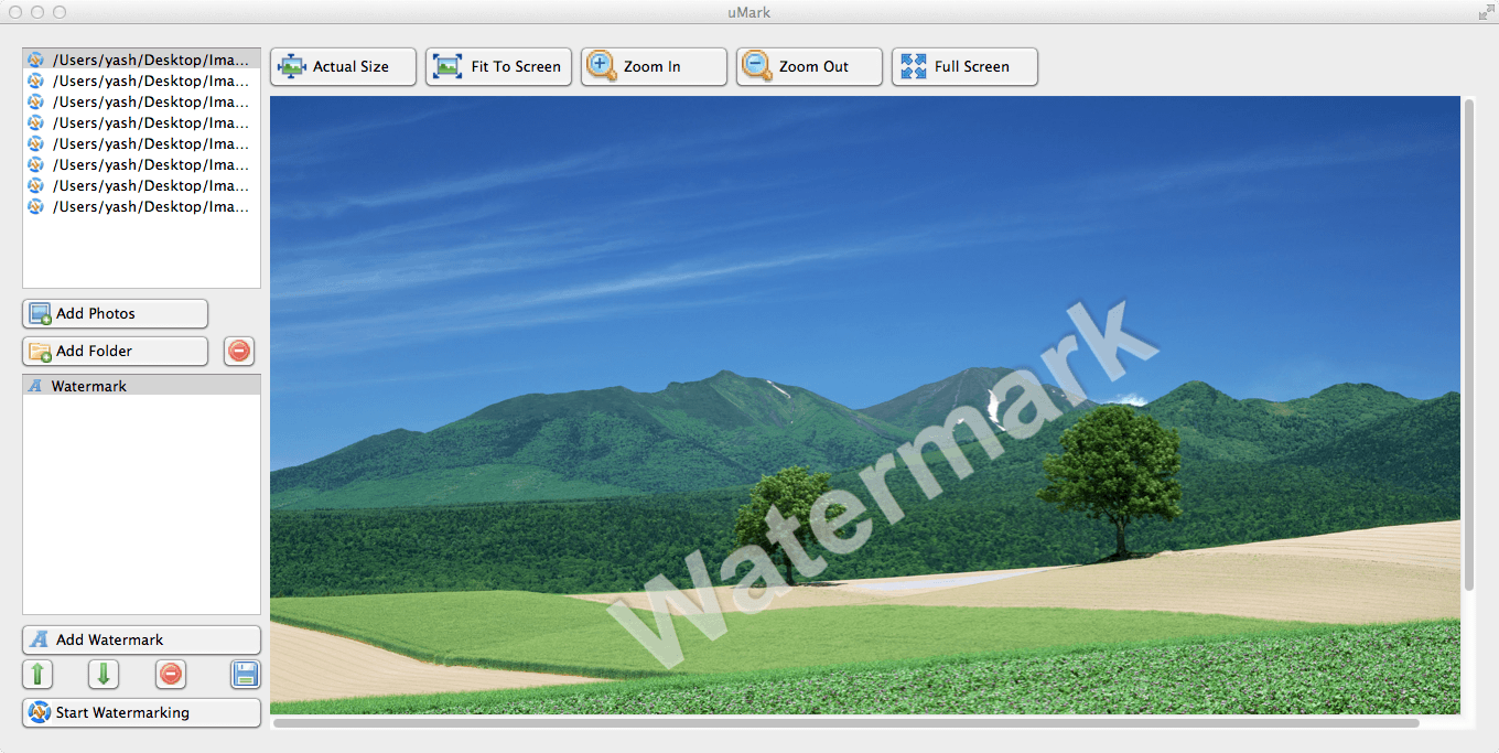 umark watermark software