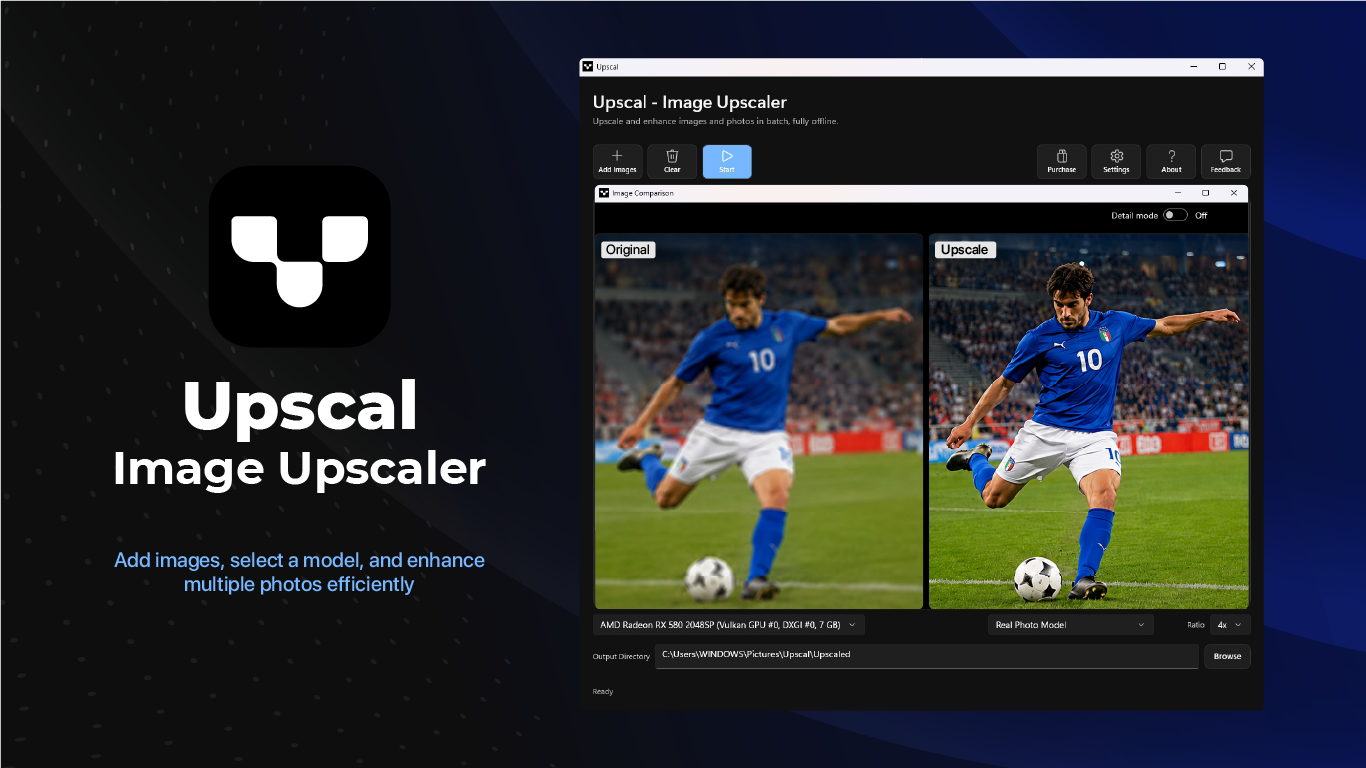 Upscal - Image Upscaler Screenshot