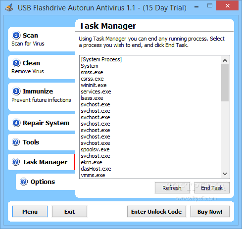Security Software, USB Flash Drive Autorun Antivirus Screenshot