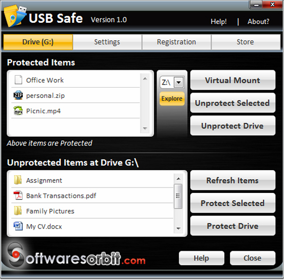 USB Safe Screenshot
