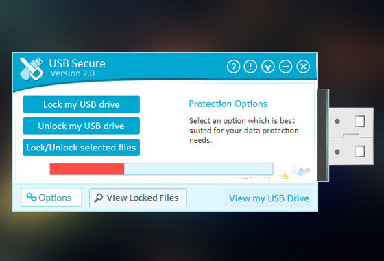 USB Secure, Security Software Screenshot