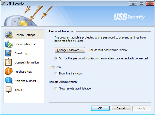 USB Security Screenshot