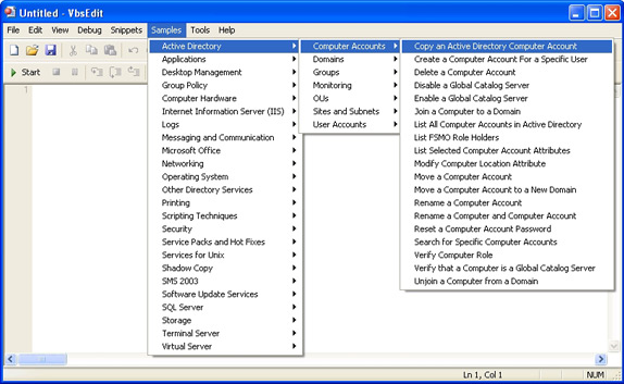 VbsEdit, Development Software Screenshot