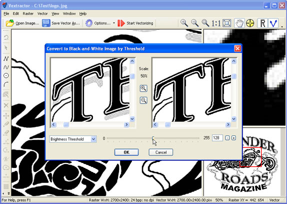 Design, Photo & Graphics Software, Vextractor Screenshot