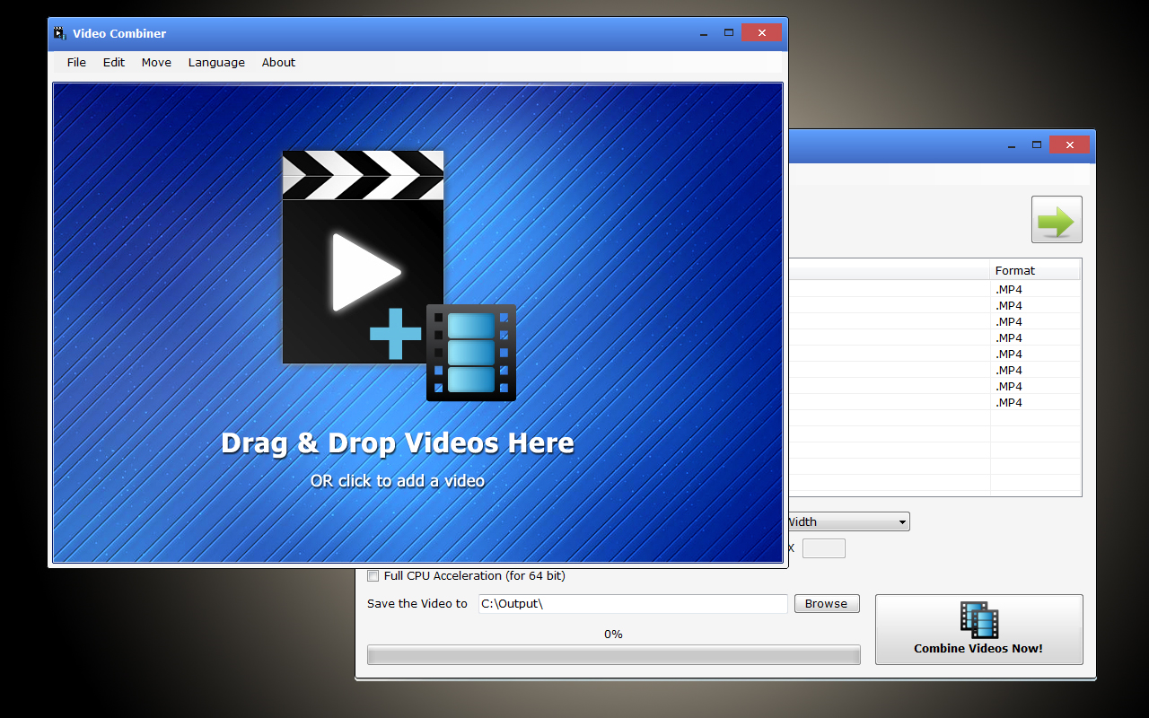 Video Combiner PRO Screenshot