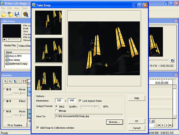 Video Edit Magic Express, Video Software Screenshot