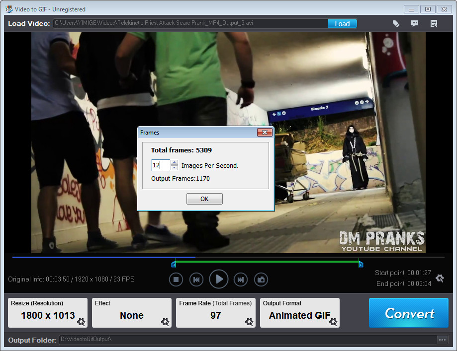Video to GIF, Video Capture Software Screenshot