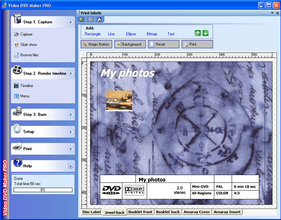 Video Software, VideoDVDMaker PRO Screenshot