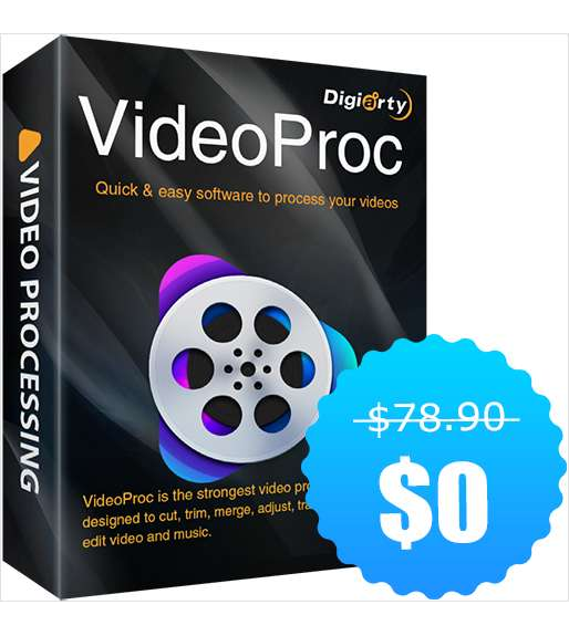 VideoProc V4.2 for Windows/Mac ($78.90 Value) FREE for a Limited Time Screenshot