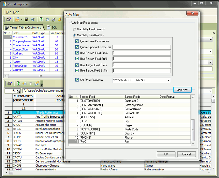 Database Software Screenshot