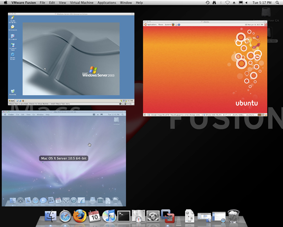 VMware Fusion Screenshot 8