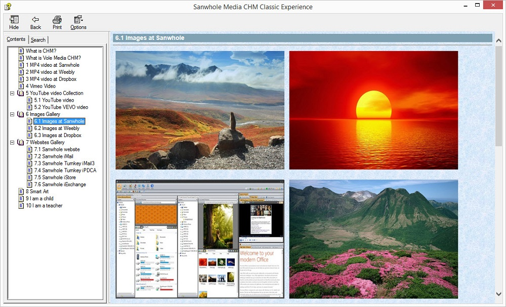 Vole Media CHM Ultimate Edition, Writing and Journaling Software Screenshot