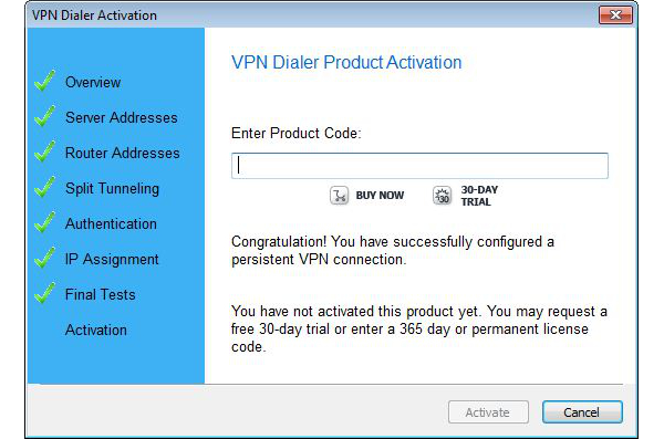 Internet Software, VPN Dialer 2012 Screenshot