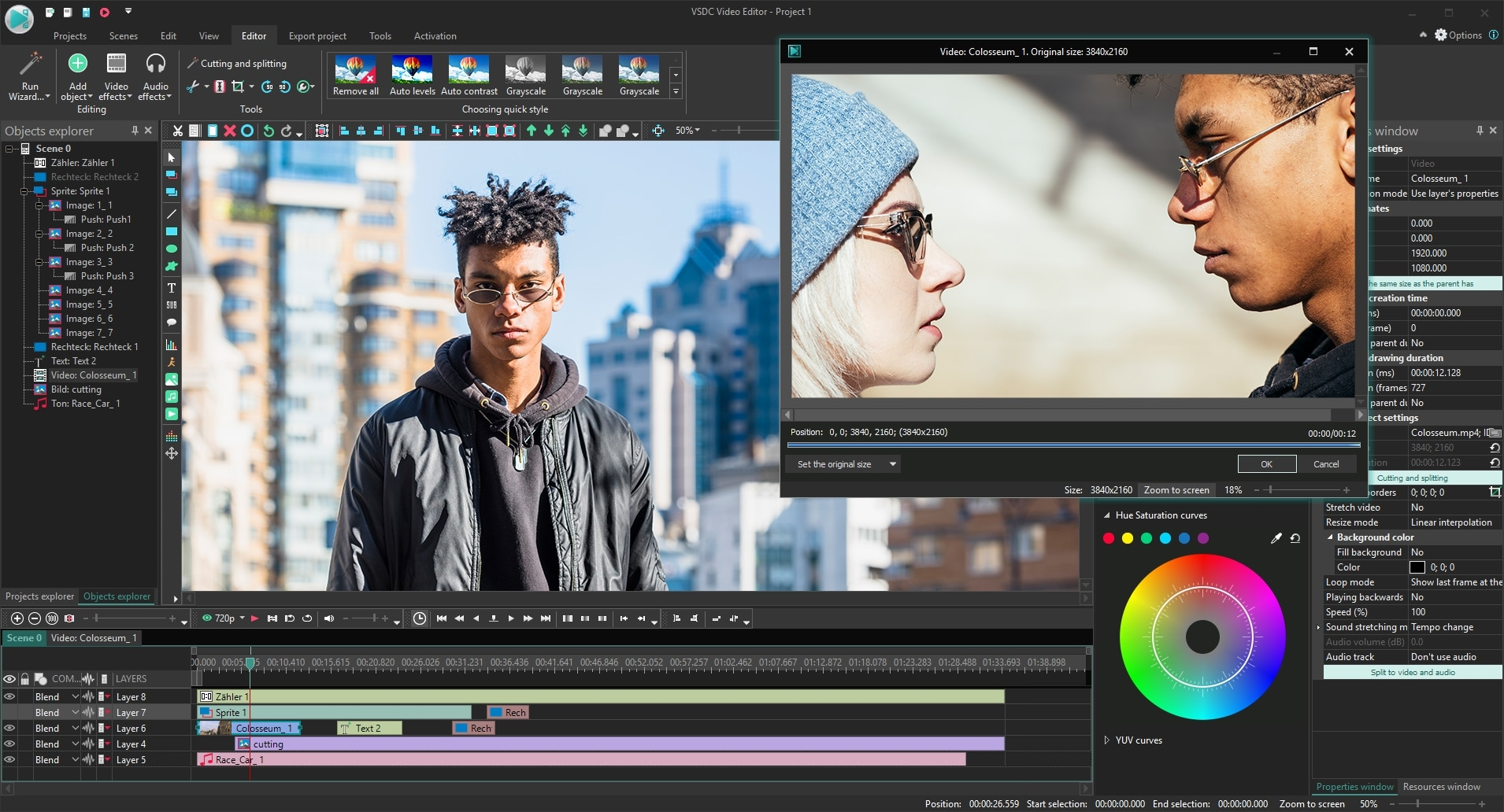 Video Editing Software, VSDC Pro Video Editor Lifetime License Screenshot