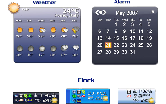 Weather Alarm Clock Screenshot