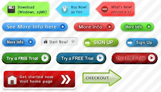 Web Buttons, HTML Widget Software Screenshot