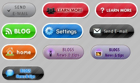 HTML Widget Software, Web Buttons Screenshot