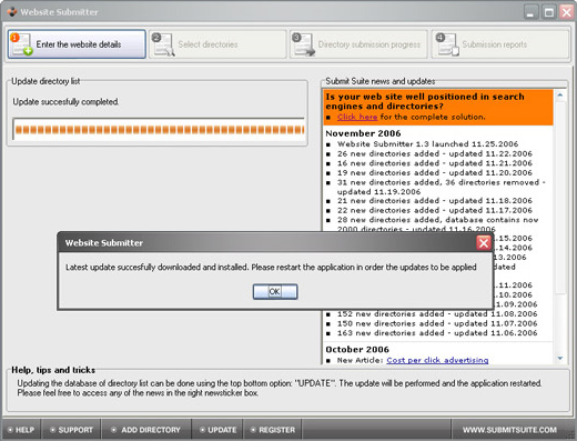 SEO / Keyword Software Screenshot