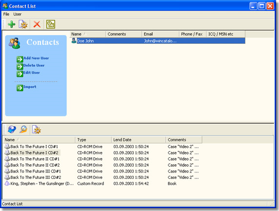 WinCatalog 2015 Personal, Cataloging Software Screenshot