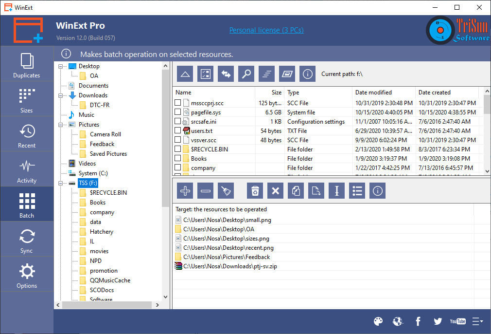Software Utilities, WinExt Pro Screenshot