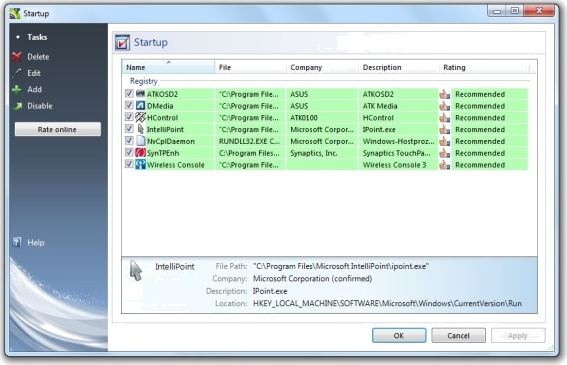 System Tweaker Software, WinLube 2 Screenshot