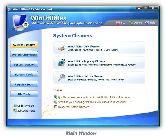 WinUtilities Screenshot