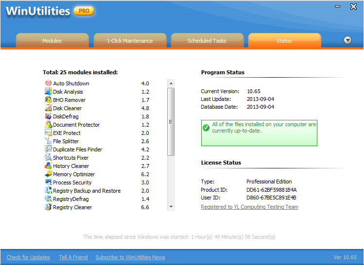 WinUtilities Professional 15.89 for mac instal