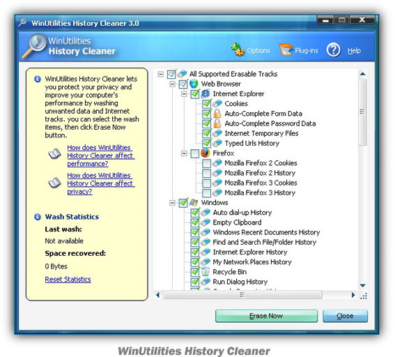 WinUtilities, System Tweaker Software Screenshot