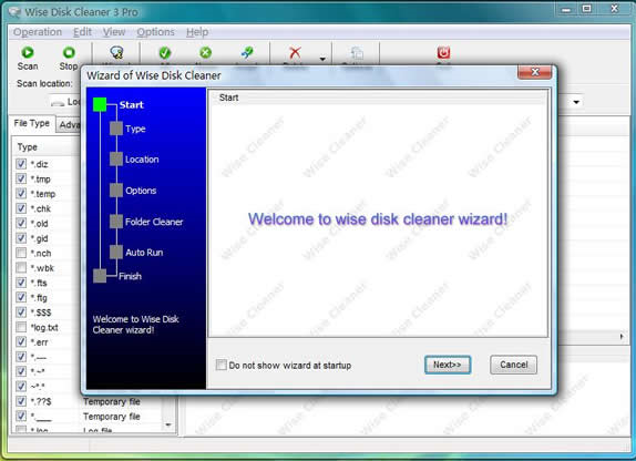 Wise Disk Cleaner 3 Professional Screenshot