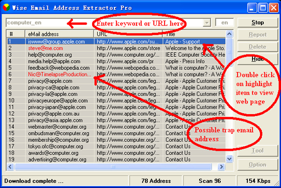 gmail email address extractor