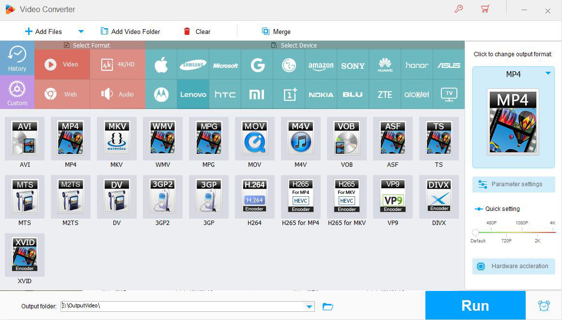 Video Converter Software, WonderFox HD Video Converter Factory Pro Screenshot