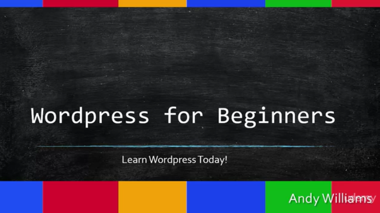 Wordpress for Beginners Screenshot