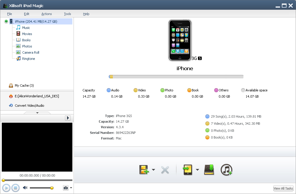 Xilisoft iPod Magic Screenshot